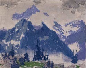 Barbara Harvey Leighton: LUNETTE PEAK, MT. ASSINIBOINE