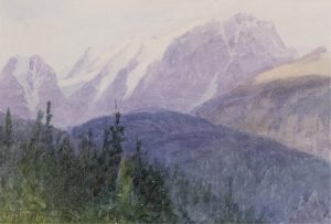 Frederic Marlett Bell-Smith: SNOW-CAPPED PEAKS, ROCKY MOUNTAINS
