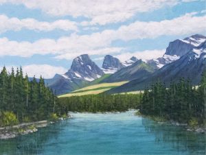 Chris MacClure: BOW RIVER, 3 SISTERS