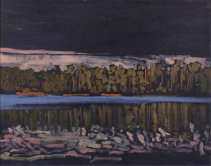 David John More: SKY + WATER FORMATIONS AT DUSK – PABINEAU LAKE, N.B.