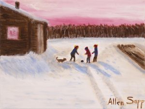 Allen Sapp: KIDS ARE SLIDING AND HAVING FUN