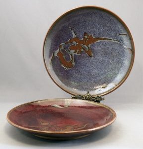 Walter Dexter (2): TWO CHARGERS (DEEP RED / PERIWINKLE)