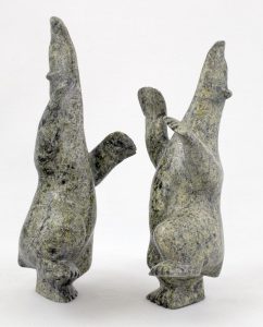 Nujaliaq Pootoogook: DANCING BEAR #1 / DANCING BEAR #2