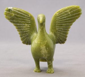 Abraham Etungat: BIRD OF SPRING (BIRD WITH RAISED WINGS)