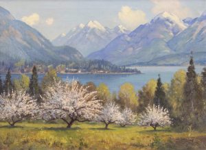 Roland Gissing: KOOTENAY LAKE NEAR PROCTER