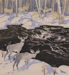 Barbara Harvey Leighton: DEER, KANANASKIS