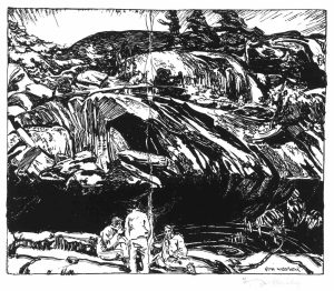 Frederick Horsman Varley: A QUIET INLET, GEORGIAN BAY