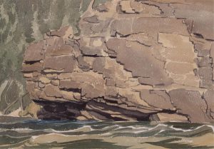 Margaret Dorothy Shelton: ROCK FACE AND RIVER