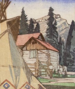 Walter Joseph Phillips: CORRAL AT BANFF