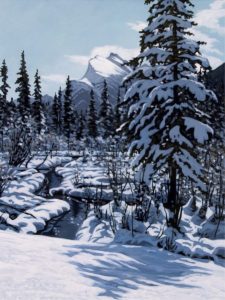 Deborah Lougheed Sinclair: HEAVY SNOWFALL – VERMILLION LAKES