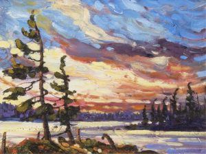 Rod Charlesworth: EVENING SKY, N.W.T.