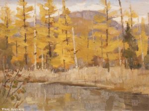 Thomas Keith (Tom) Roberts: AUTUMN TAMARACKS
