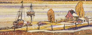 Jean-Guy Desrosiers: BATEAU SUR LA NEIGE