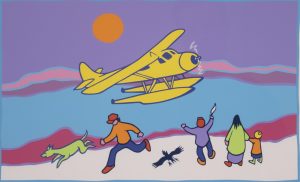 Ted Harrison: BUSH PLANE
