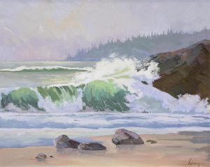 Karen R. Hersey: MORNING MIST, LONG BEACH