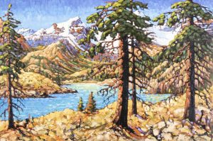 Rod Charlesworth: ROCKY MOUNTAIN VISTA, NEAR JASPER
