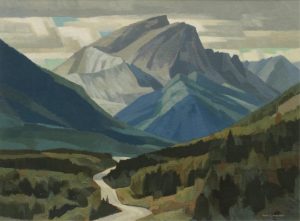 Alan Caswell Collier: THE KANANASKIS ROAD (NORTH FROM ABOUT MILE 75)