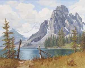 George A. Horvath: SUNBURST LAKE AND MOUNT ASSINIBOINE