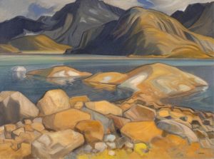 Henry George Glyde: LAST OF THE SNOW (NR. CANMORE-SPRAY LAKES)