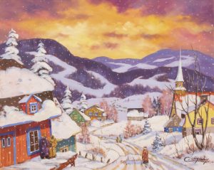 Claude Langevin: JOURNEE EN NEIGEE