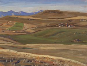 Alexander Young Jackson: ALBERTA FOOTHILLS, PINCHER, ALBERTA.
