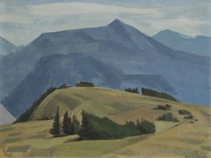 Alan Caswell Collier: UPLAND COUNTRY – PLATEAU MT. ALBERTA, OFF THE KANANASKIS TRAIL