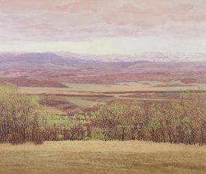Gilbert A. Flodberg: SPRING CHINOOK TAPESTRY (A. C. LEIGHTON CENTRE VIEW)