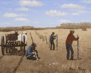 Allen Sapp: FIXING THE FENCE ON RESERVE
