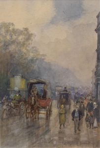 Frederic Marlett Bell-Smith: LOOKING DOWN PICCADILLY