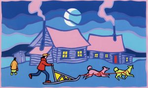 Ted Harrison: EVENING RUN