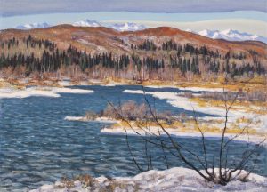 John Davenall Turner: THE ELBOW RIVER NEAR BRAGG CREEK