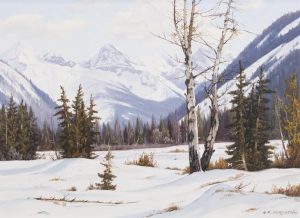 George A. Horvath: A MOUNTAIN LANDSCAPE, WINTER