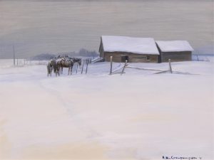 Orestes Nicholas (Rick) Grandmaison: WINTER FARM