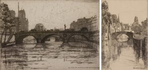 Caroline Helena Armington (2): LE PONT ST. MICHEL ET NOTRE DAME DE PARIS