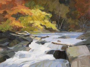 Richard (Dick) Ferrier: RIVER RAPIDS, AUTUMN