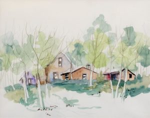 Janet Mitchell: SYLVAN LAKE CABINS