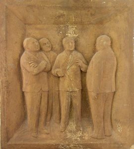 William Hadd McElcheran: UNTITLED MAQUETTE (FOUR BUSINESSMEN)