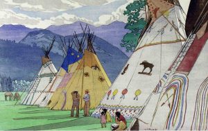 Walter Joseph Phillips: INDIAN DAYS, BANFF