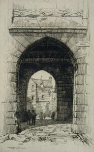 Caroline Helena Armington: PORTE ET LOGIS DU ROI-MONT SAINT-MICHEL