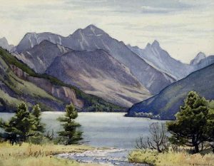 Frederick Henry Brigden: UNTITLED (LAKE AND MOUNTAINS)
