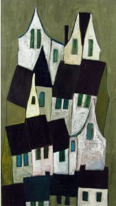 Joy Anson: ANCIENT VILLAGE ON THE HILLSIDE #1