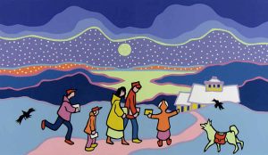Ted Harrison: LIBRARY DAY