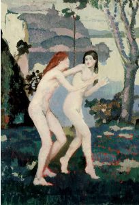 Randolph Stanley Hewton: UNTITLED (WOODLAND NYMPHS)