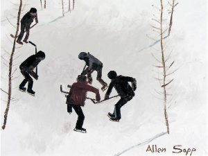 Allen Sapp: BIG BOYS PLAYING HOCKEY
