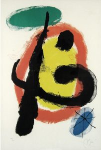 Joan Miro: UNTITLED (BLUE MOON)