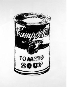 Andy Warhol: CAMPBELL’S SOUP CAN (TOMATO)