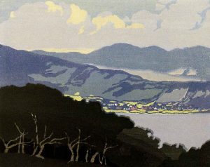 Mary Evelyn Wrinch (Reid): VILLAGE BY THE ST LAWRENCE