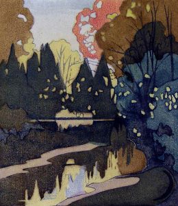 Mary Evelyn Wrinch (Reid): FALLING LEAVES