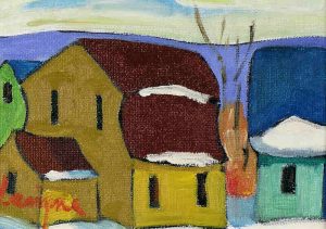 Pierrette Lavigne: UNTITLED (WINTER VILLAGE)  |  UNTITLED (WINTER VILLAGE)