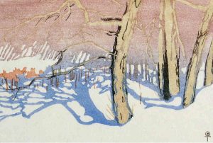 Walter Joseph Phillips: TREE SHADOWS ON SNOW